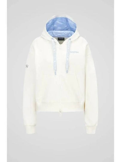 Marne hooded zip up ivory - DUVETICA - BALAAN 2