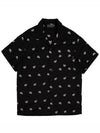 Paisley Short Sleeves Shirt Black - ARCANE FUNK - BALAAN 1