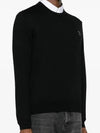 Maison Kitsune Bold Fox Head Patch Men s Wool Knit MM00815 P199 - POLO RALPH LAUREN - BALAAN 3