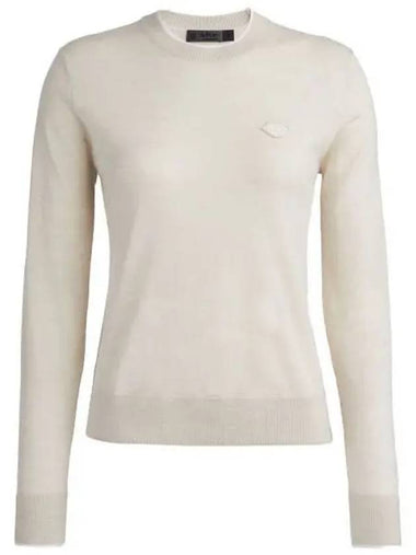 GFORE MOTHER GOLFER MERINO WOOL CREWNECK SWEATER G4LF23S600b STNH Women s - G/FORE - BALAAN 1