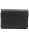 Saffiano Leather Trifold Half Wallet Black - MARNI - BALAAN 4