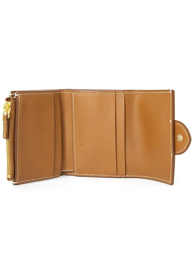 Le Compact Bambino Half Wallet Brown - JACQUEMUS - BALAAN 6