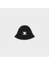 Seamless Cashmere Bucket Hat Black - CELINE - BALAAN 4