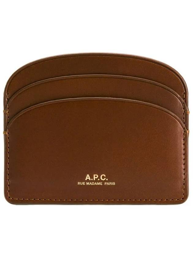 Demi Lune Card Wallet Brown - A.P.C. - BALAAN 2