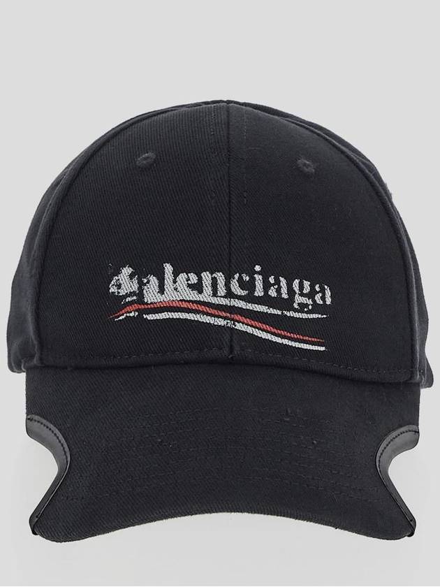 Political Stencil Ball Cap Black - BALENCIAGA - BALAAN 2