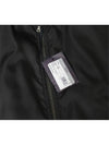 Nylon Zip Up Jacket Black - PRADA - BALAAN 7