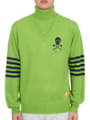 Golf wear men s neck polar knit MLM 2C AB02 LIME - MARK & LONA - BALAAN 2