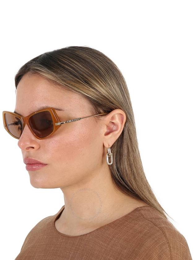 Burberry Brown Irregular Ladies Sunglasses BE4408 409473 52 - BURBERRY - BALAAN 2