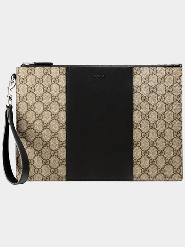 Eden Supreme Strap Clutch Bag Beige 779863 - GUCCI - BALAAN 1