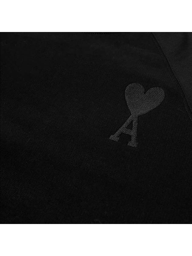 Big Heart Logo Sweatshirt Black - AMI - BALAAN 6