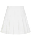 Women's Adina Golf Skirt White - J.LINDEBERG - BALAAN 5