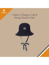 Bucket Hat Black Orange Label Strap Bucket Hat EC00669 - MAHES - BALAAN 1