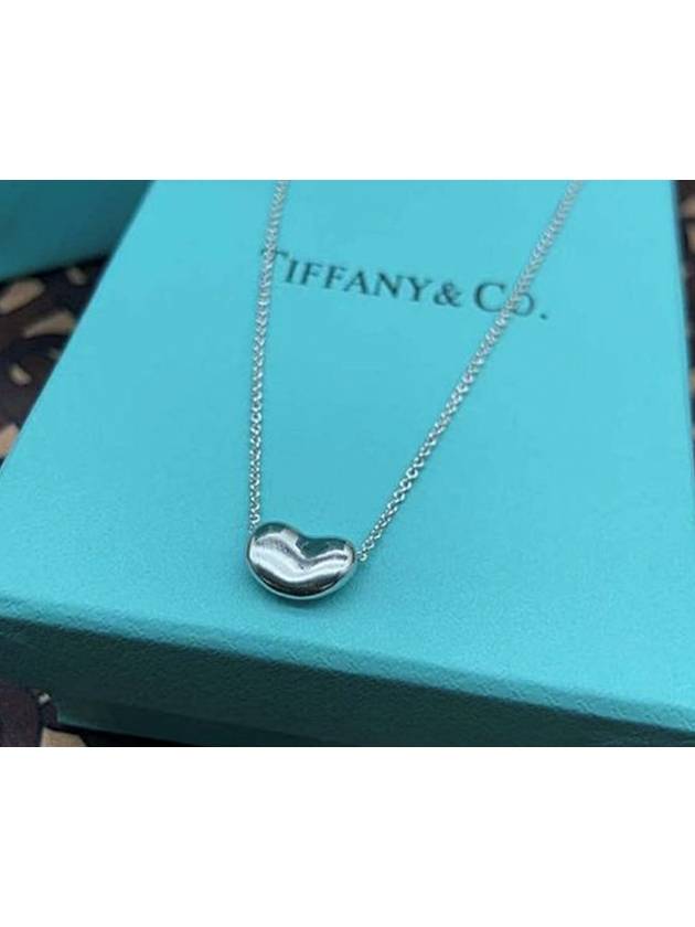 Silver Empty Pendant Necklace Elsa Peretti 12mm Necklace 25185 - TIFFANY & CO. - BALAAN 3