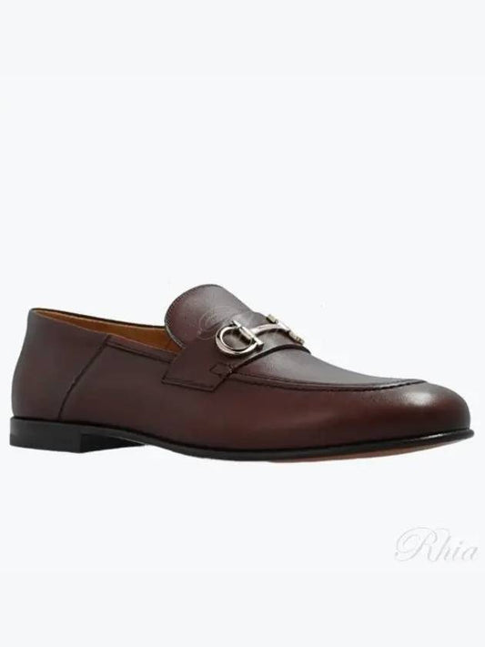 Gancini Ornament Loafer Chocolate - SALVATORE FERRAGAMO - BALAAN 2