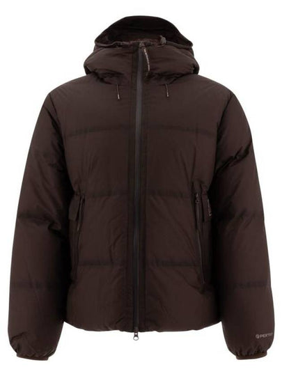 The Metropolis Series Pertex Hooded Down Padding Brown - CP COMPANY - BALAAN 2