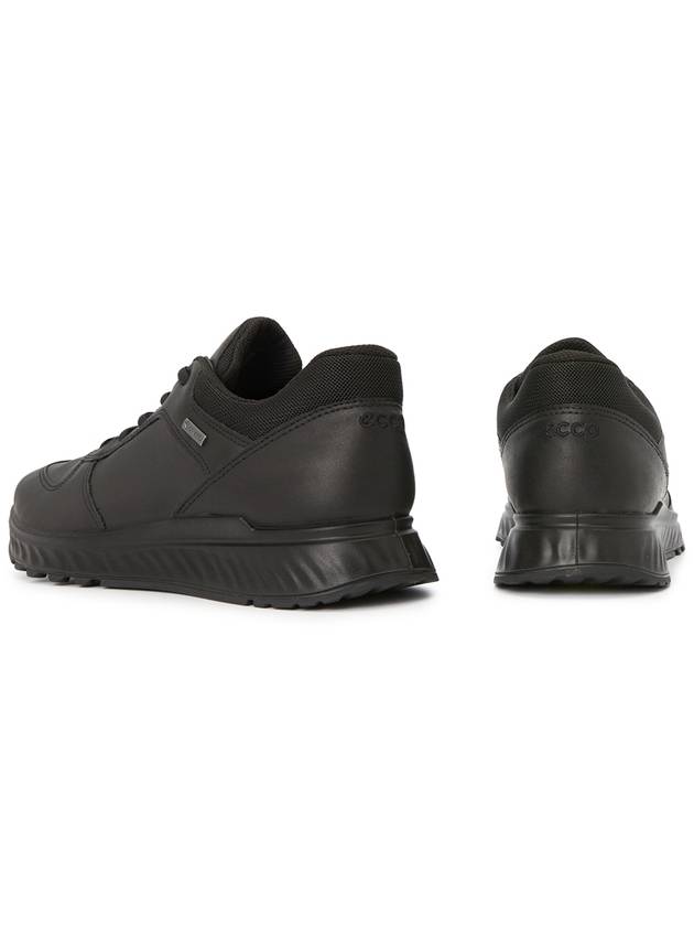 Men's Exostride Low Top Sneakers Black - ECCO - BALAAN 7