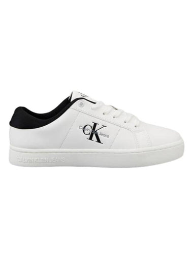 Men's Rome Classic Low Top Sneakers White - CALVIN KLEIN - BALAAN 1