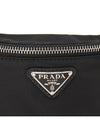 Triangle Logo Mini Pouch Belt Bag Black - PRADA - BALAAN 8