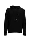 silk logo hooded sweatshirt - PRADA - BALAAN 2