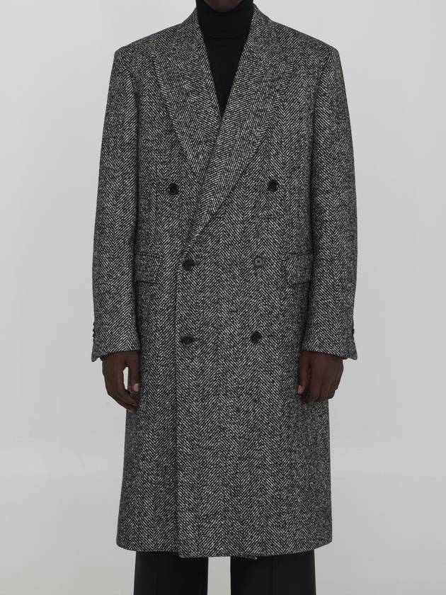 Herringbone Double Coat Gray - RVR LARDINI - BALAAN 2