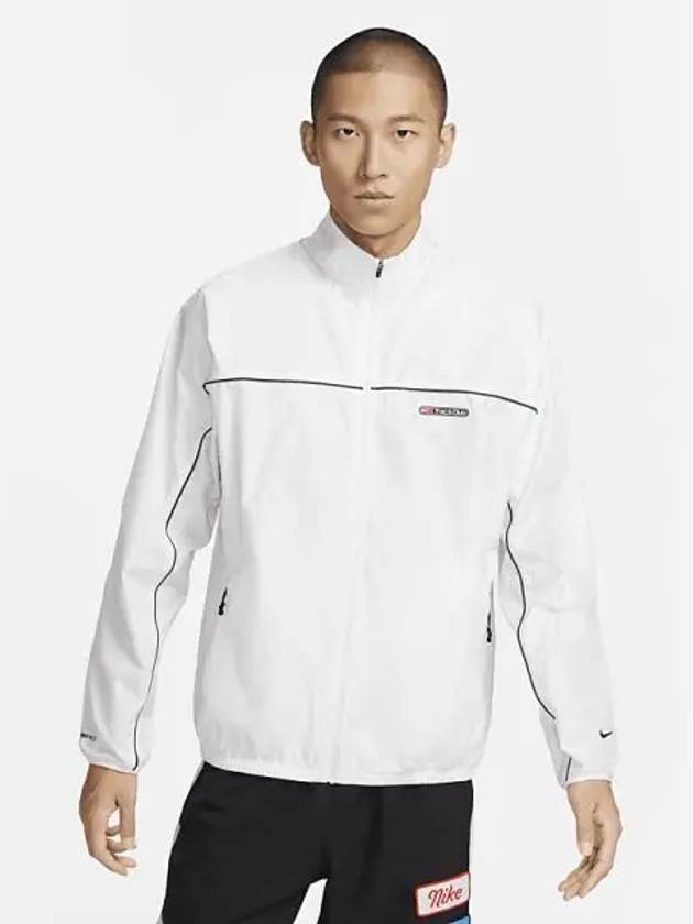 Club Storm-Fit Running Track Jacket Summit White - NIKE - BALAAN 2