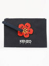 5PM902 F34 76 Balk Flower Clutch Bag - KENZO - BALAAN 3