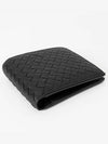 Intrecciato Half Wallet Black - BOTTEGA VENETA - BALAAN 3