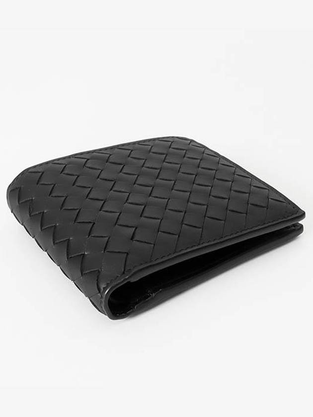 Intrecciato Half Wallet Black - BOTTEGA VENETA - BALAAN 3