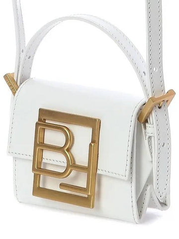 Gloss Ladder Micro Gold Buckle Tote and Cross Bag 22CRMCFOWHWSMA - BY FAR - BALAAN 1