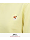 Fox Head Patch Regular Sweatshirt Yellow - MAISON KITSUNE - BALAAN 7