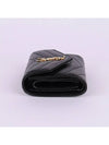 Monogram Cassandra Matelasse Half Wallet Black - SAINT LAURENT - BALAAN 6