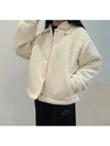 Fleece Jacket FB8708 113 Cream Ivory WOMENS L XL Asian Fit - NIKE - BALAAN 5