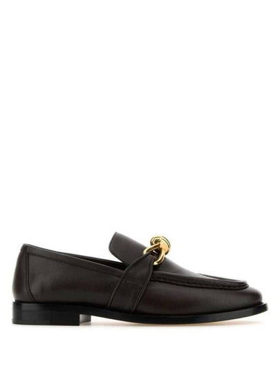 Astaire Leather Loafers Brown - BOTTEGA VENETA - BALAAN 2