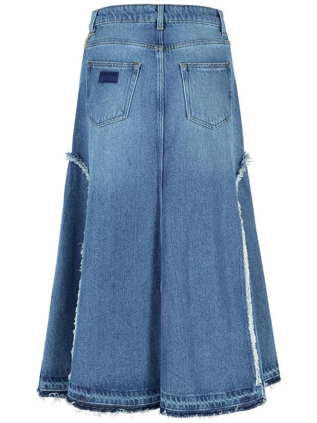 Ganni Blue Denim Skirt - GANNI - BALAAN 3