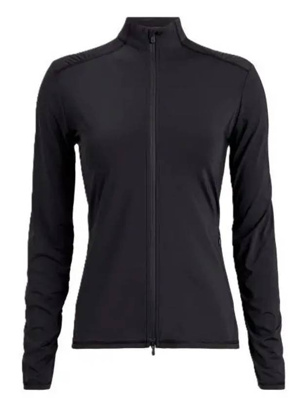 GFORE SILKY TECH NYLON RUCHED FULL ZIP LAYER GLM000009 ONYX Women - G/FORE - BALAAN 1