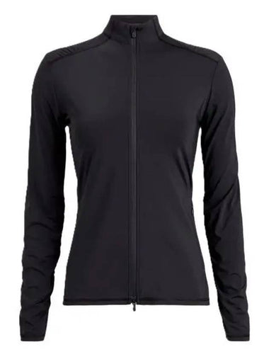 GFORE 24 SILKY TECH NYLON RUCHED FULL ZIP LAYER GLM000009 ONYX Women - G/FORE - BALAAN 1