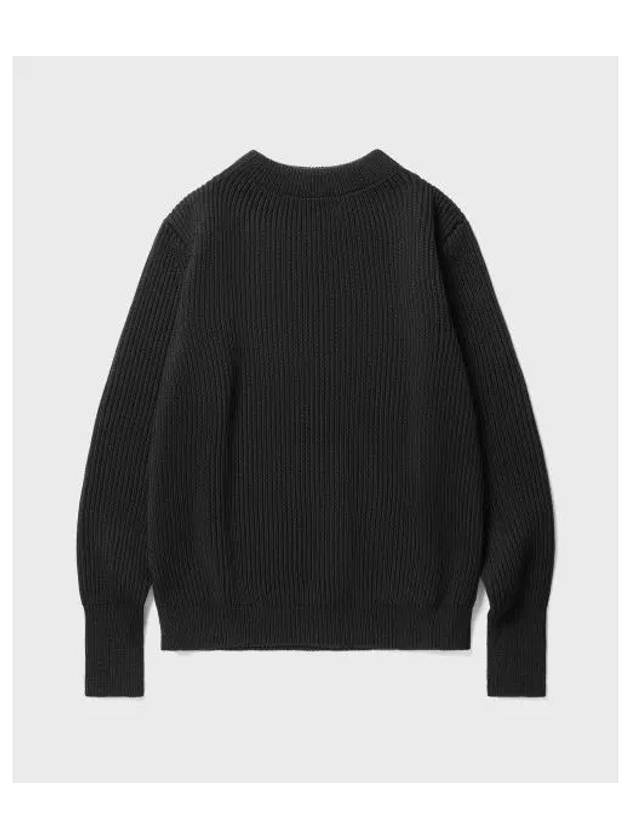 ANDERSEN Navy Crew Neck Black - ANDERSEN-ANDERSEN - BALAAN 1