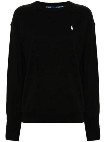 Pony Logo Sweatshirt Black - POLO RALPH LAUREN - BALAAN 1