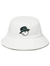 Bucket Basic Hat WHITE - MALBON GOLF - BALAAN 1