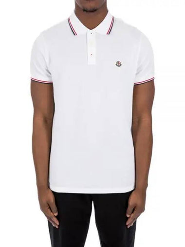 8A70300 84556 001 Logo Patch Polo Shirt - MONCLER - BALAAN 1