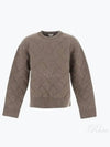 Intrecciato Wool Knit Top Riverbed - BOTTEGA VENETA - BALAAN 2