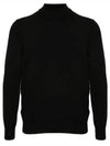 Lightweight knit wool turtleneck black - RVR LARDINI - BALAAN 2