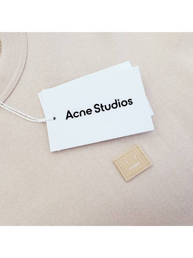 Face Patch Sweatshirt Powder Pink - ACNE STUDIOS - BALAAN 5