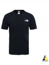 Men's Red Box Cotton Short Sleeve T-Shirt Black - THE NORTH FACE - BALAAN 2