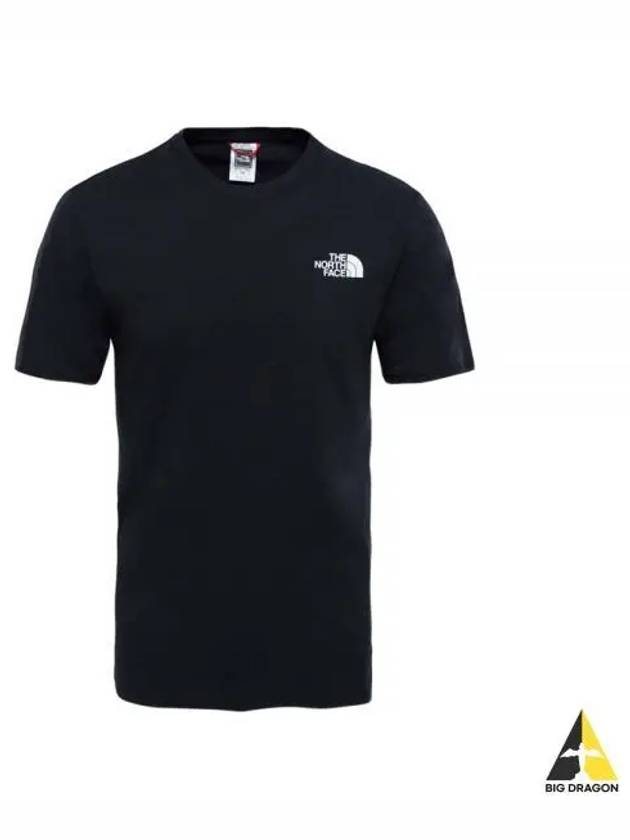 Men's Red Box Cotton Short Sleeve T-Shirt Black - THE NORTH FACE - BALAAN 2