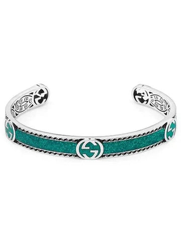 YBA645570001 INTERLOCKED G BRACELET - GUCCI - BALAAN 1