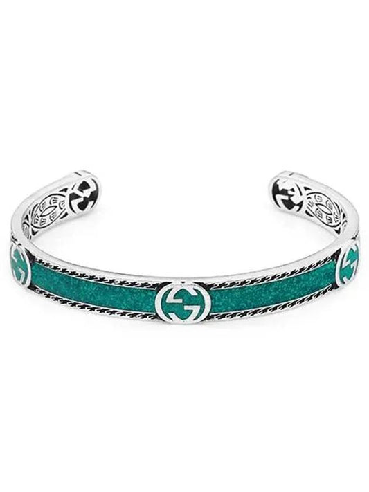 YBA645570001 INTERLOCKED G BRACELET - GUCCI - BALAAN 1