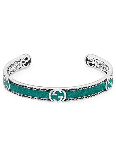 Interlocking G Bracelet YBA645570001 Green - GUCCI - BALAAN 2