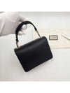 Interlocking GG Chain Small Cross Bag Black - GUCCI - BALAAN 5