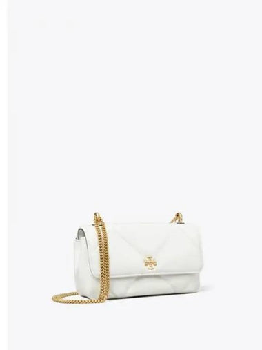 Kira Diamond Quilted Mini Flap Bag WOC Chain Wallet Shoulder Blanc Domestic Product GM0024061947909 - TORY BURCH - BALAAN 1